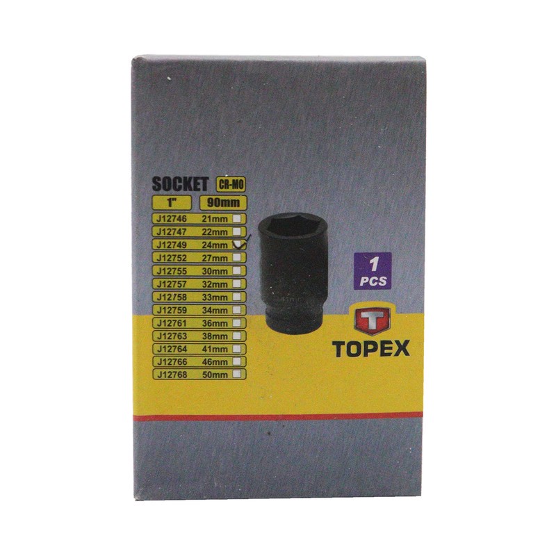 سری بکس تاپکس مدل YPB-1INCH سایز 24 میلی متر