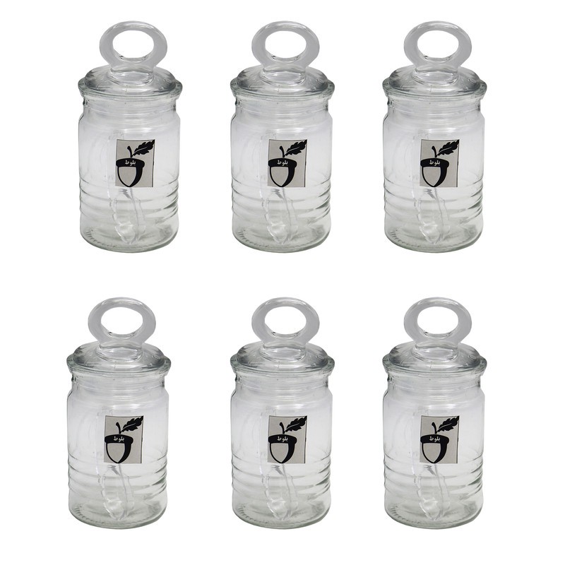 ست جای ادویه 6 پارچه مدل بلوط کد YP-200ML