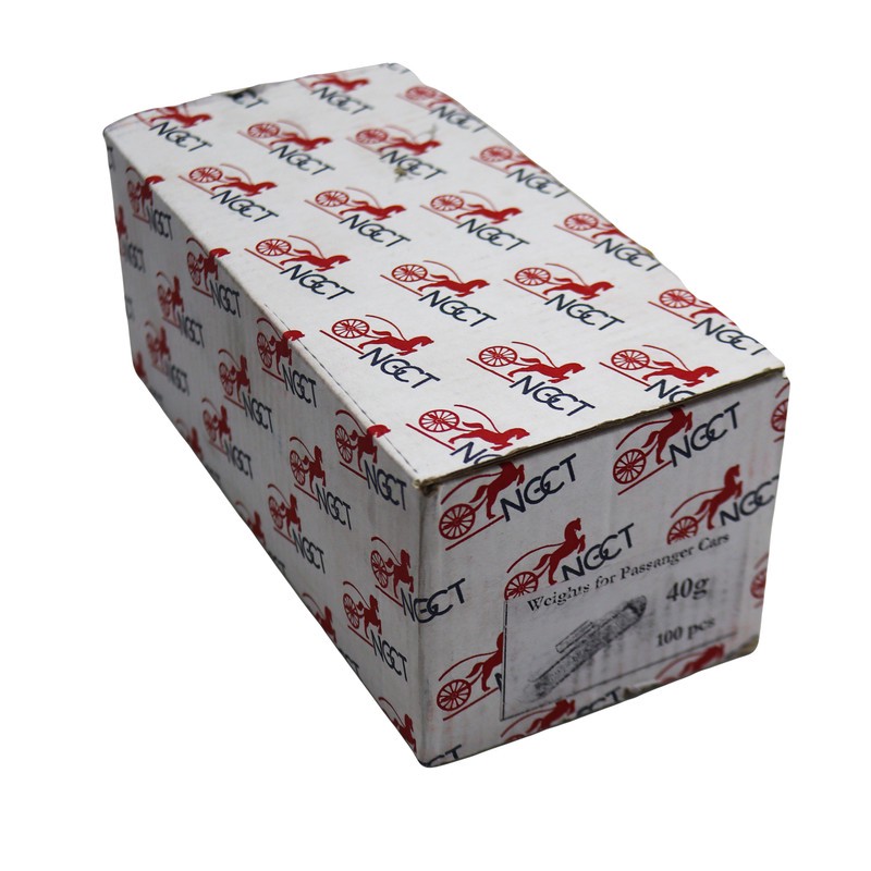 سرب بالانس لاستیک ان جی سی تی مدل گیره ای کد YP-40GR مجموعه 100 عددی