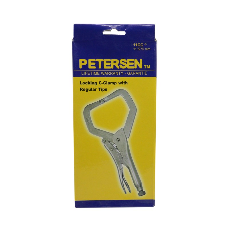 انبر قفلی پترسن مدل C شکل کد YP-11CC-275MM سایز 11 اینچ