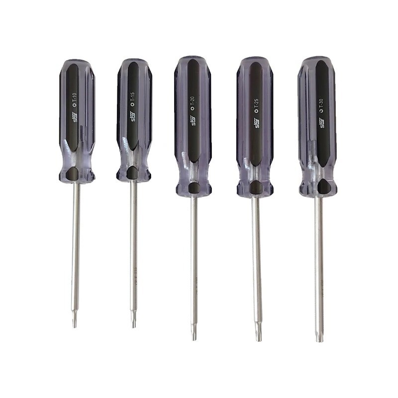 پیچ گوشتی اسکای مدل ستاره ای کد AJ-SKY-STSD-7150 مجموعه 5 عددی