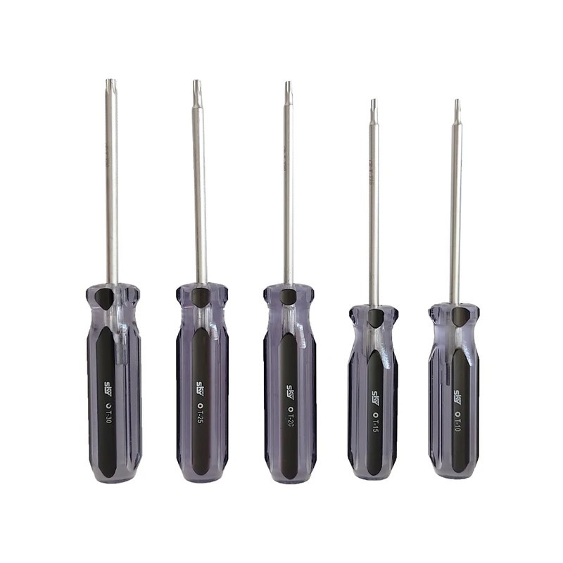 پیچ گوشتی اسکای مدل ستاره ای کد AJ-SKY-STSD-7150 مجموعه 5 عددی