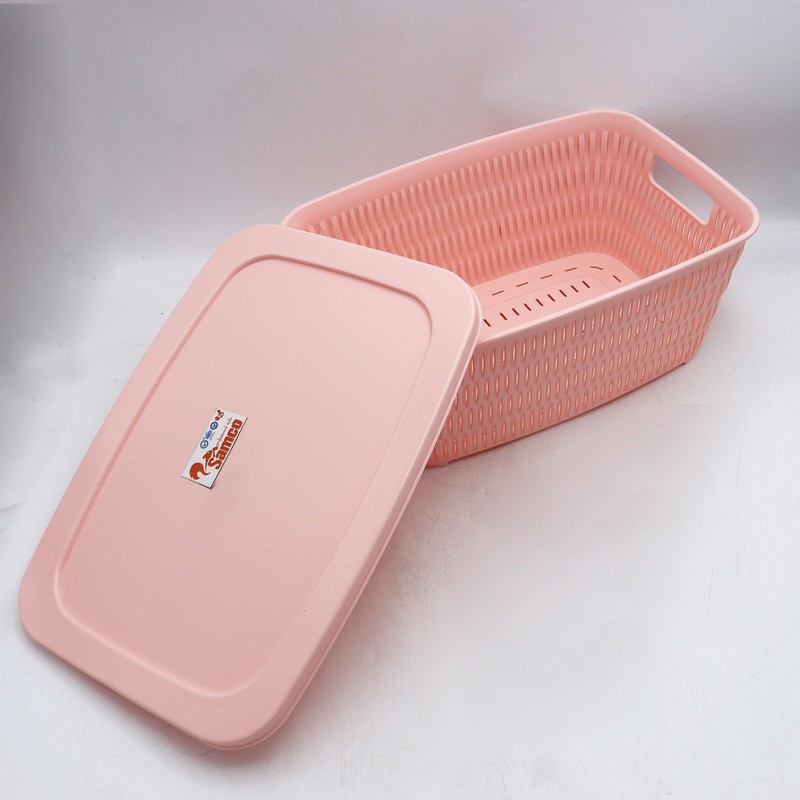 سبد آشپزخانه مدل درب دار طرح مستطیل کد YP-SIZE1-33.5CM