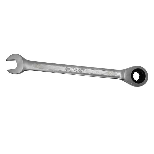 آچار یکسرتخت و یکسر رینگی سوباشی کد ASTV0077 سایز 19 میلیمتر