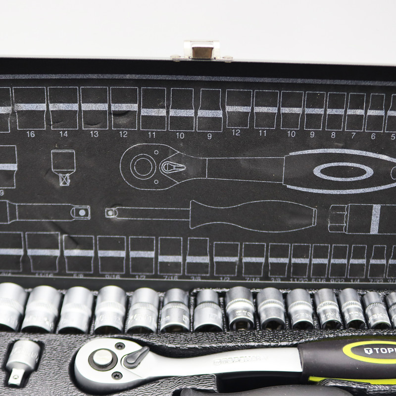آچار بکس تاپکس مدل YP-14-38-040 مجموعه 40 عددی