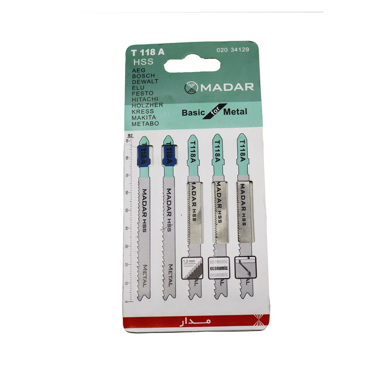 تیغه اره عمودبر مدار مدل YP-METAL-T 118A مجموعه 5 عددی