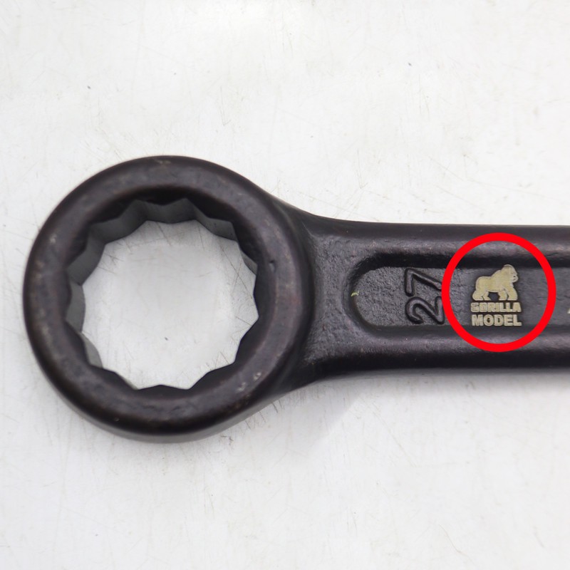 آچار رینگی چکشی مدل گوریلا کد YP-CHAKOSHI-027MM سایز 27 میلیمتر