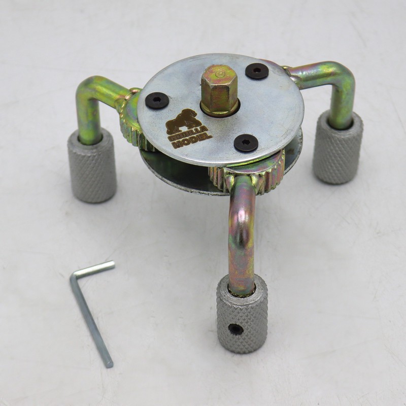 آچار فیلتر روغن سه شاخ مدل گوریلا کد YPM-45-95MM