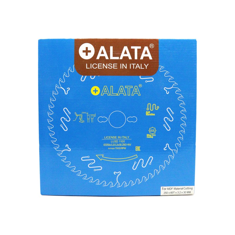 صفحه برش MDF آلاتا مدل YP-250 60T 3.5 30MM