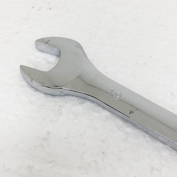 آچار یکسرتخت و یکسر رینگی جغجغه ای کد CR-V0019 سایز 19 میلیمتر