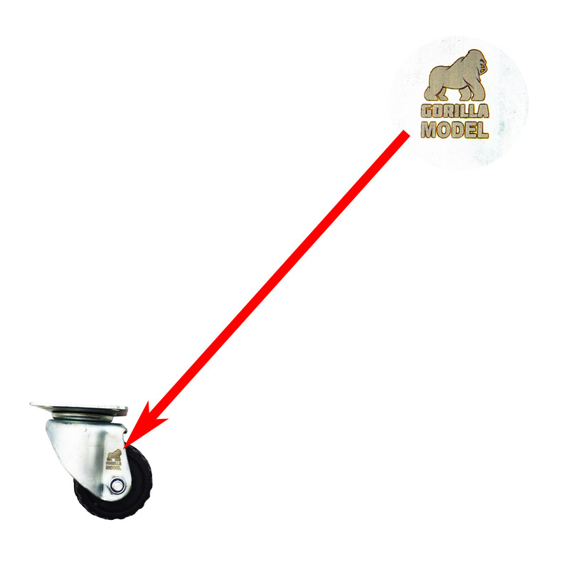 چرخ کفیدار مدل گوریلا کد YP-GARDAN-7535MM