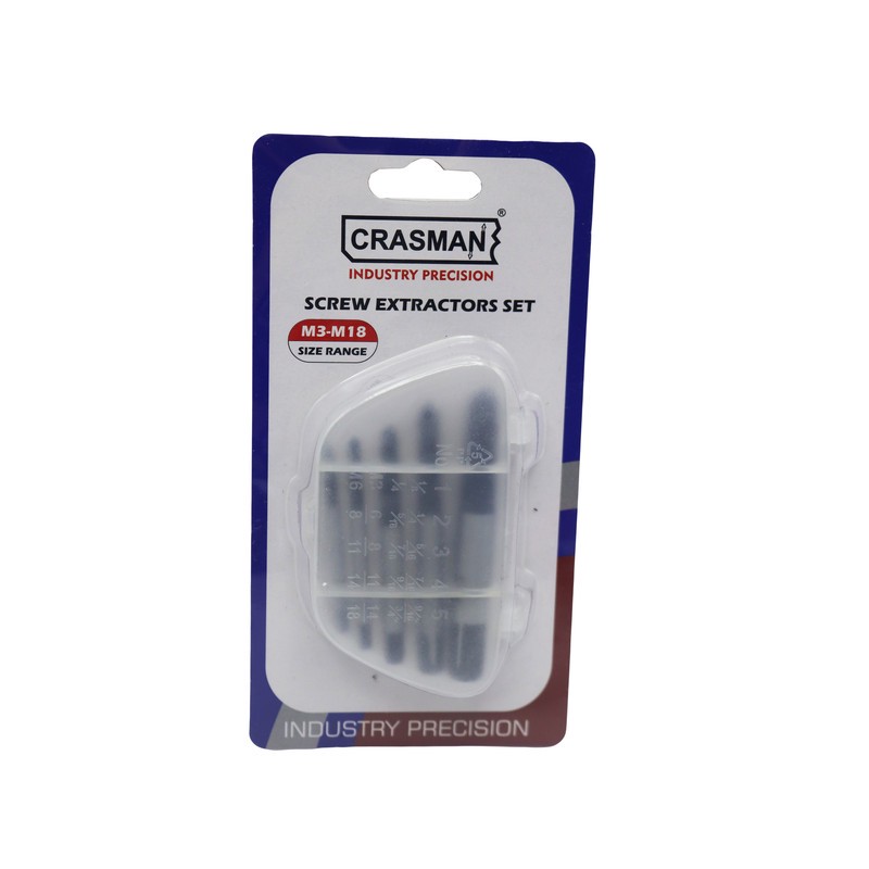 مته قلاویز چپ گرد کراسمن مدل YP-M3 M18 مجموعه 5 عددی