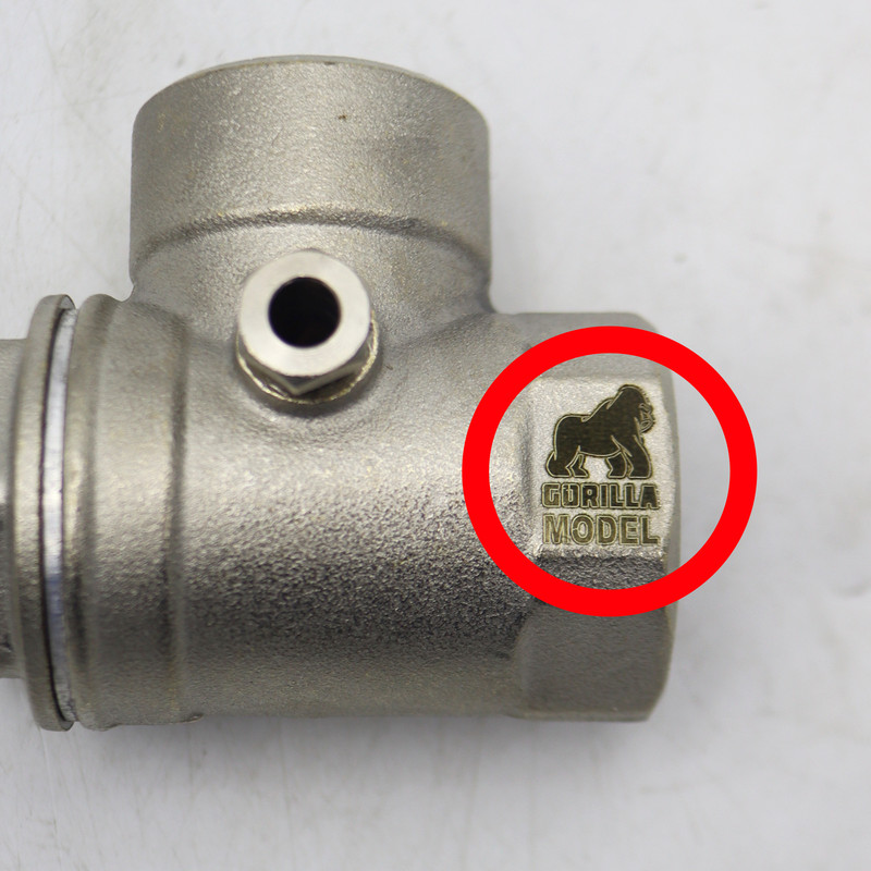 شیر یکطرفه کمپرسور باد صنعتی مدل گوریلا کد YPBB-1-14INCH-30MM