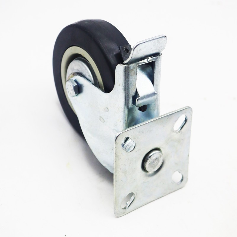 چرخ کفی دار پرشین کت مدل ترمزدار کد YPT-NO-LASTIK-KAFI-100 20MM
