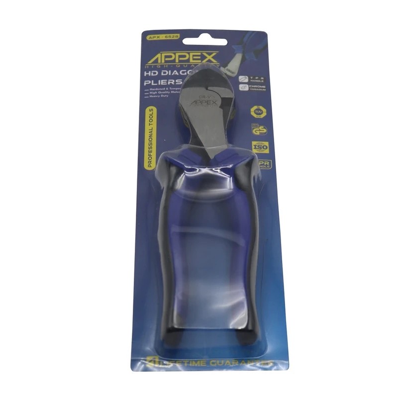 انبر سیم چین کله گاوی اپکس مدل AJ-APX-6528 سایز 8 اینچ