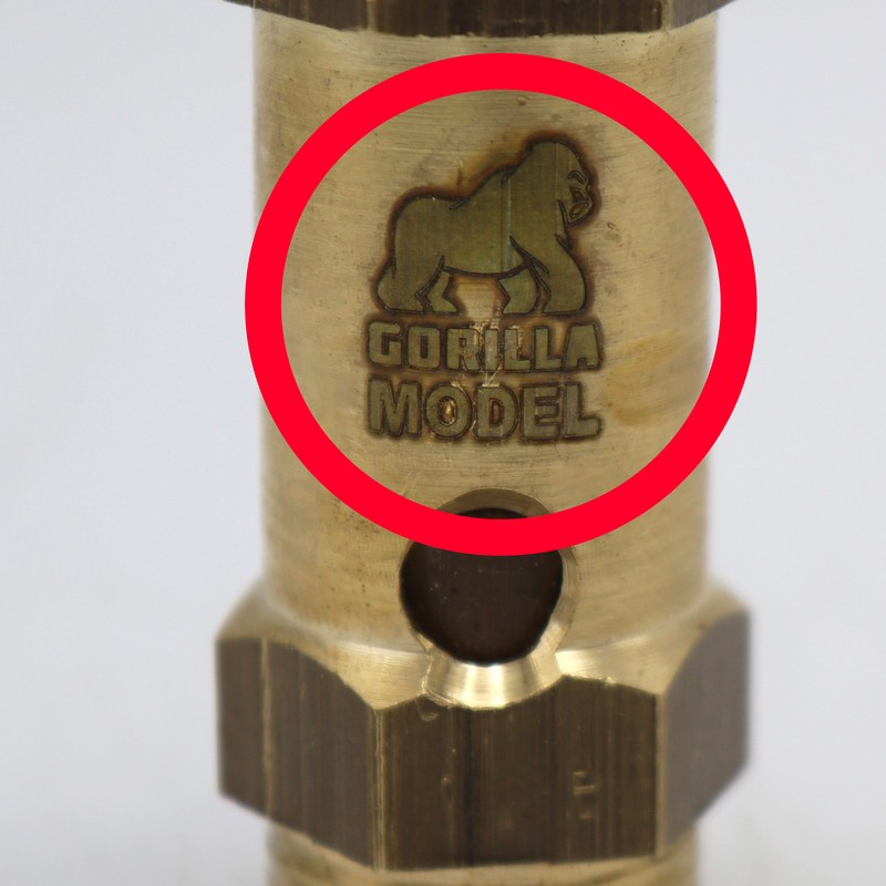 سوپاپ اطمینان کمپرسور باد مدل گوریلا کد YPB-REZVEH-1.2INCH سایز 1 2 اینچ