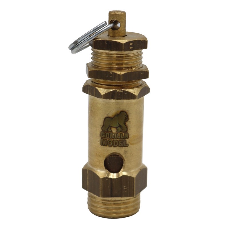سوپاپ اطمینان کمپرسور باد مدل گوریلا کد YPB-REZVEH-1.2INCH سایز 1 2 اینچ