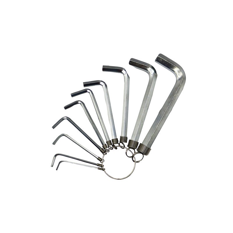 آچار آلن یونیورسال مدل YP-10PCS مجموعه 10 عددی