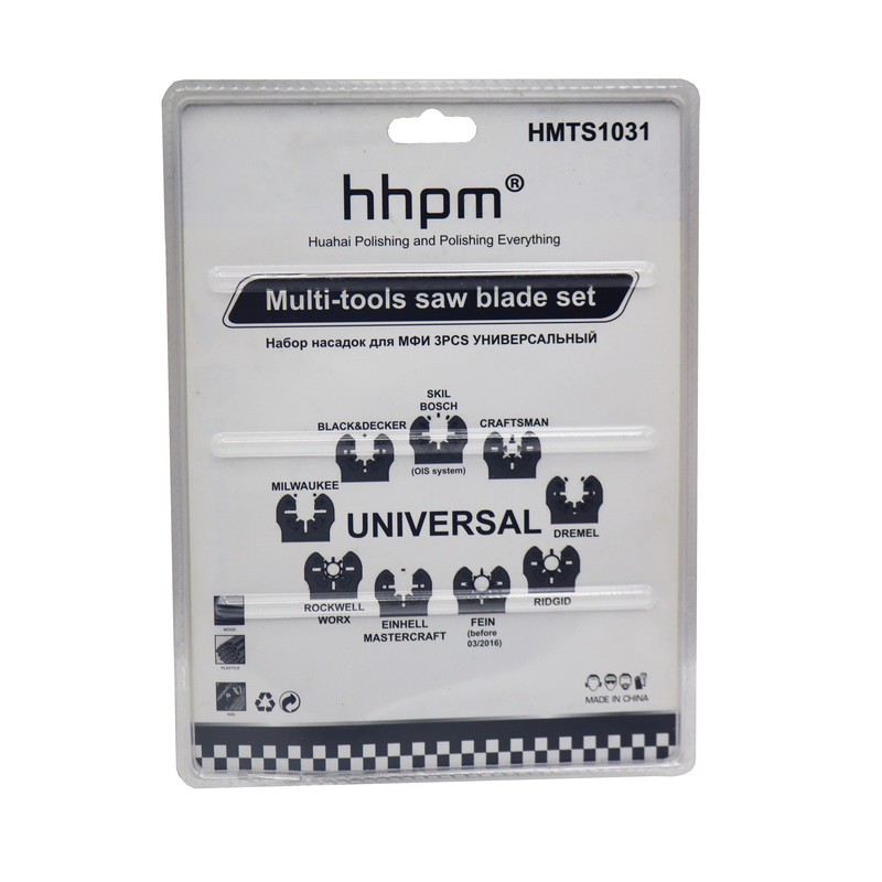 تیغ برش فرز اچ اچ پی ام مدل همه کاره کد YP-hhpm-HMTS1031 مجموعه 3 عددی