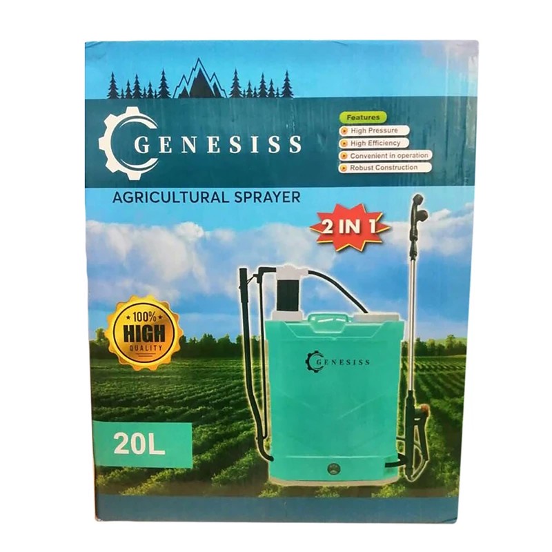 سمپاش جنسیس مدل دوکاره کد YP-2 IN 1- 20L گنجایش 20 لیتر