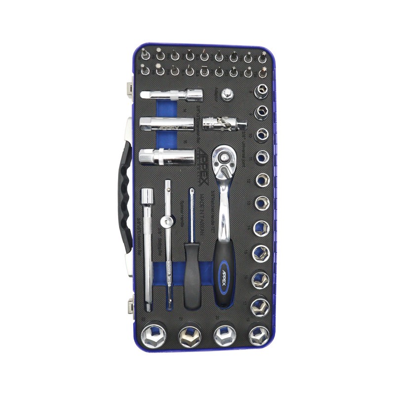 آچار بکس اپکس مدل YP-3 8DRIVE-APX-1542 مجموعه 42 عددی