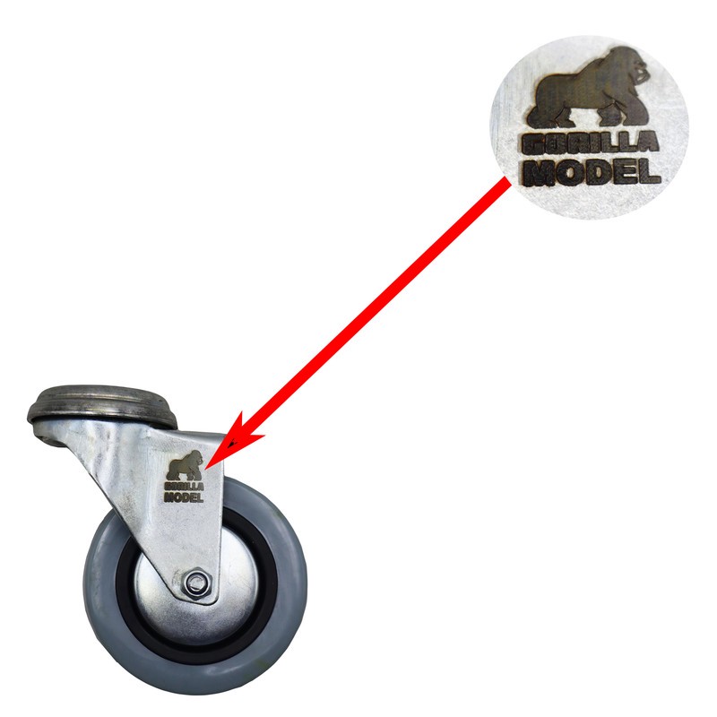 چرخ گردان مدل گوریلا آلن خور کد YP-gardan-ALENKHOR-75MM