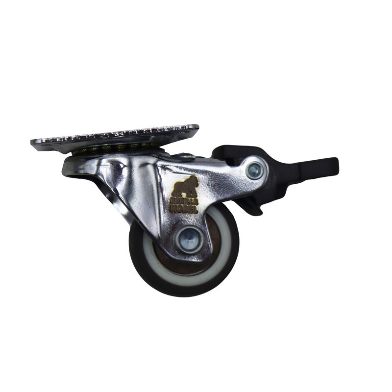 چرخ گردان کفی دار مدل ترمز دار کد YPT-GARDAN-25MM