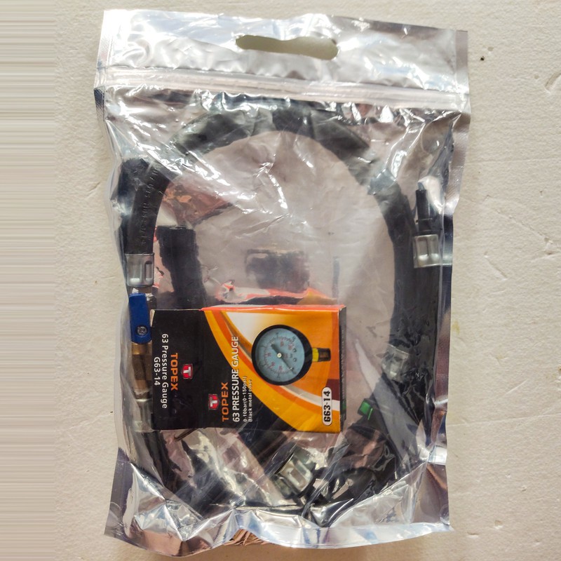 فشار سنج بنزین خودرو تاپکس مدل DR SS - 558