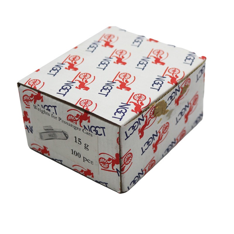 سرب بالانس لاستیک ان جی سی تی مدل گیره ای کد YP-15GR مجموعه 100 عددی