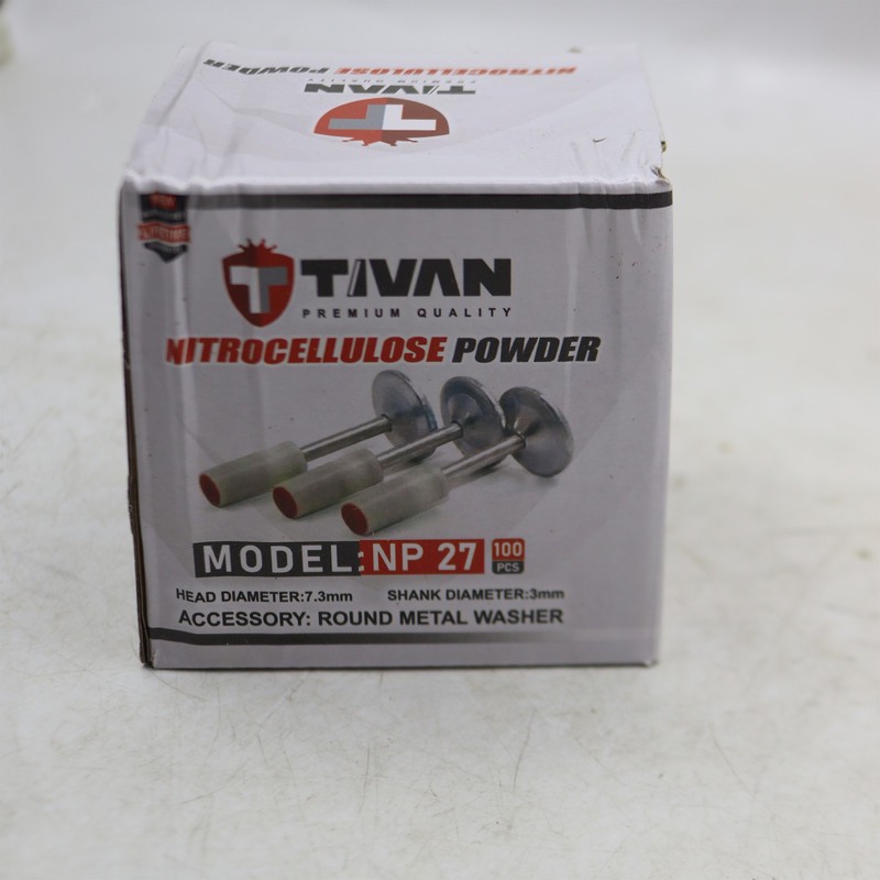 میخ چاشنی تیوان مدل YP-NP 27 100PCS سایز 4 سانتی متر