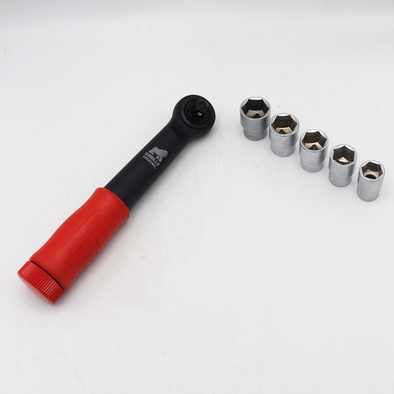سری بکس و دسته بکس جغجغه ای مدل گوریلا کد YP-06 سایز 17 24 میلیمتر مجموعه 6 عددی