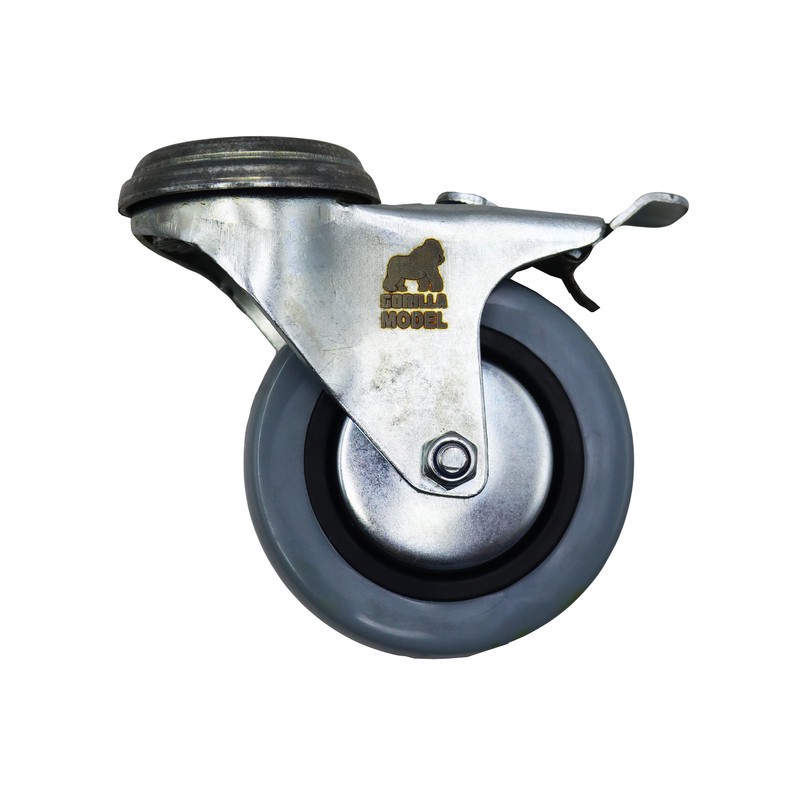 چرخ گردان مدل ترمز دار گوریلا کد YPT-ALENKHOR-GARDAN-75MM