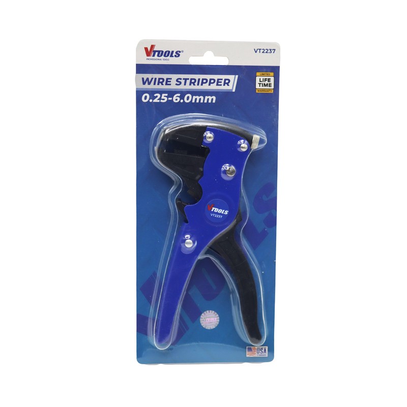 انبر سیم لخت وی تولز مدل کلاغی کد YP-VT2237 سایز 7 اینچ