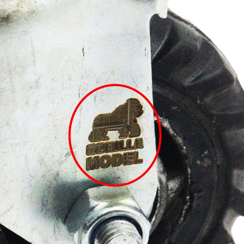 چرخ گردان مدل گوریلا کد YP-KAFI-LASTIK-100MM