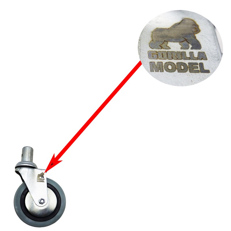 چرخ گردان مدل پیم دار کد YP-GARDAN-PIMDAR-125MM