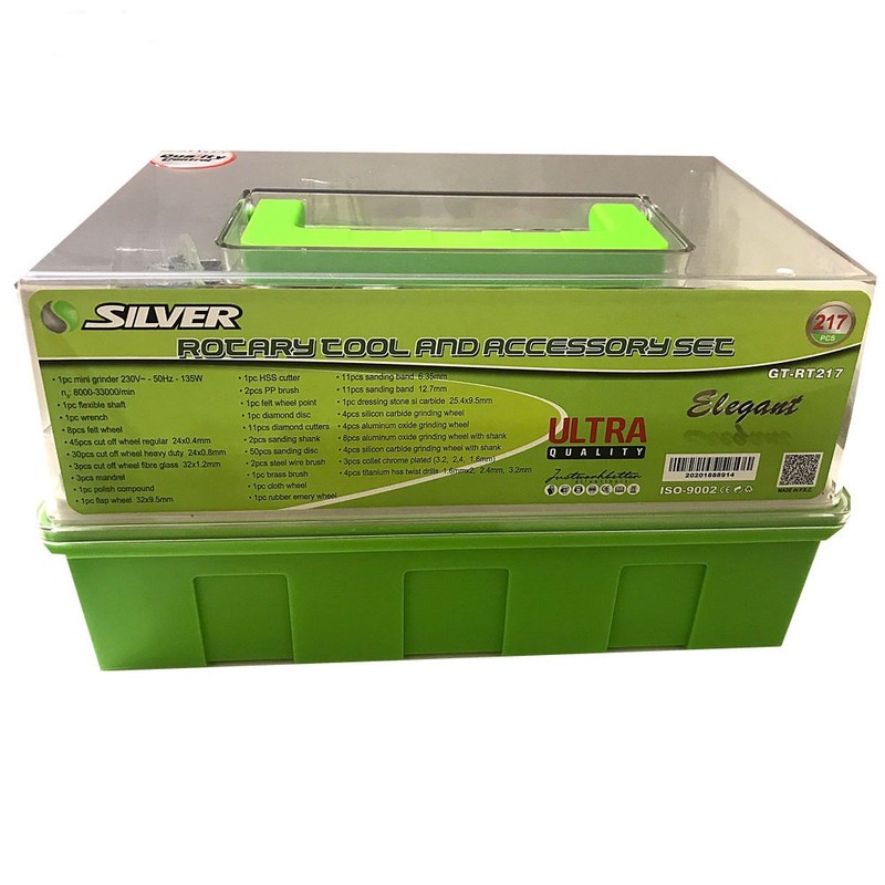 مجموعه 217 عددی فرز انگشتی سیلور مدل GT-RT217