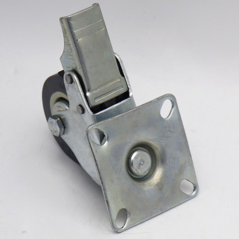 چرخ گردان ترمزدار کفی دار مدل گوریلا کد YPT-LASTIK-KAFI-50MM