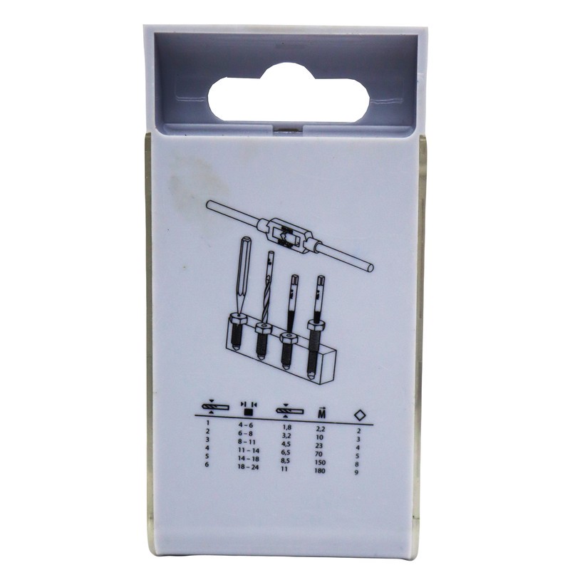 مته قلاویز چپ گرد ریزو مدل YP-M3-M18 مجموعه 5 عددی