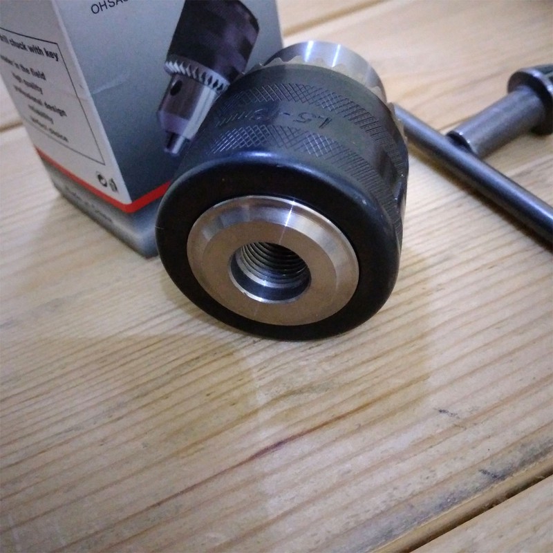 سه نظام دریل ای تی سی مدل 1.5-13mm سایز 13میلی متر به همراه آچار سه نظام