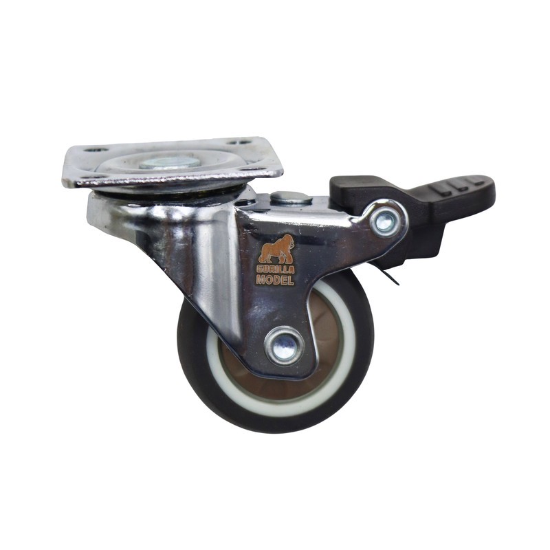 چرخ گردان کفی دار مدل ترمز دار کد YP-GARDAN-35MM