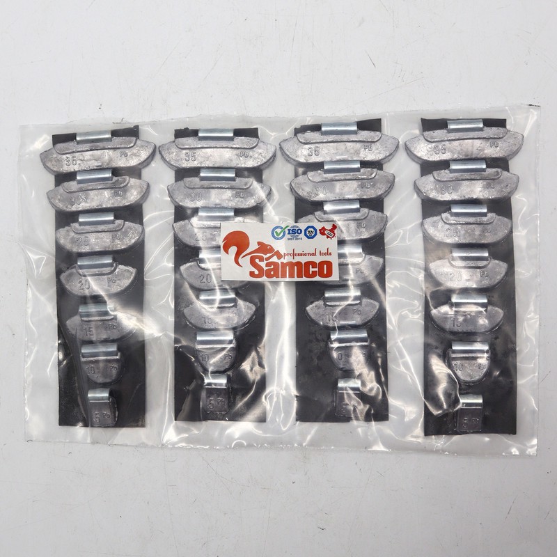 سرب بالانس لاستیک سامکو مدل گیره ای کد YP-5-35GR مجموعه 28 عددی