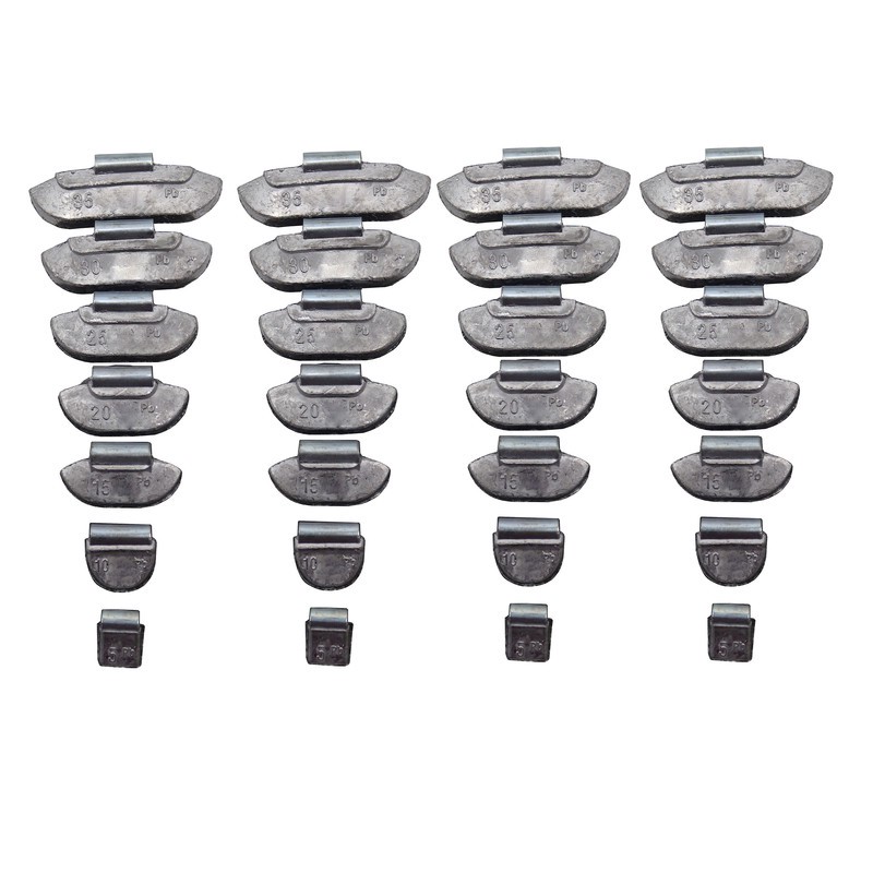 سرب بالانس لاستیک سامکو مدل گیره ای کد YP-5-35GR مجموعه 28 عددی