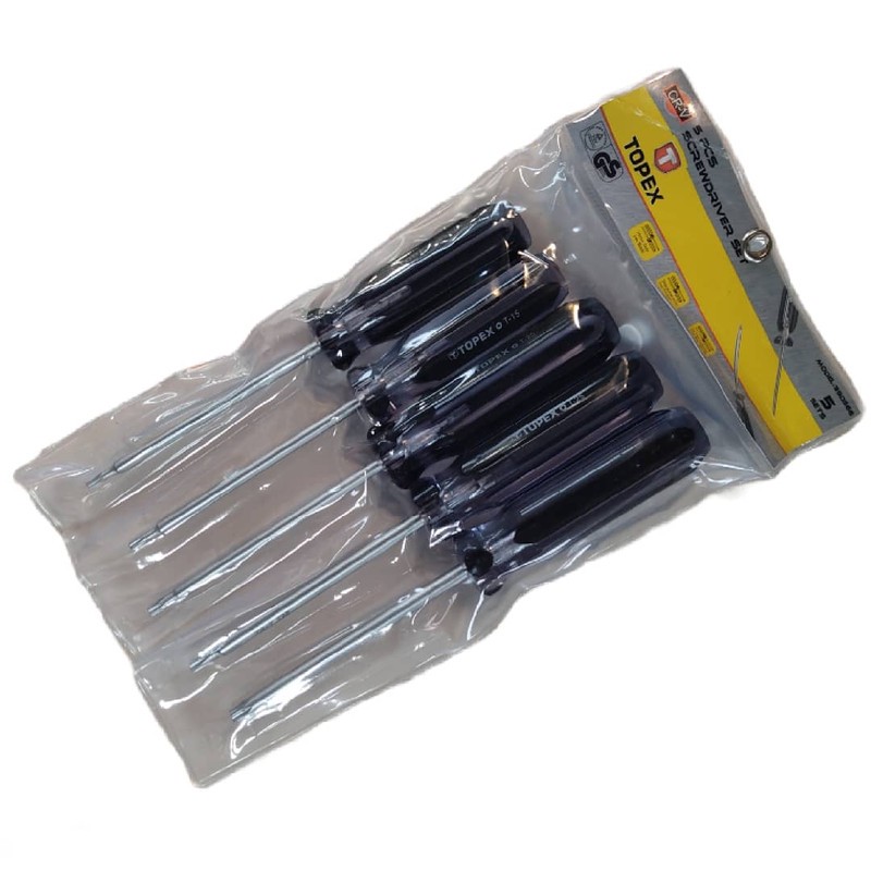 مجموعه 5 عددی پیچ گوشتی ستاره ای تاپکس کد 39D566