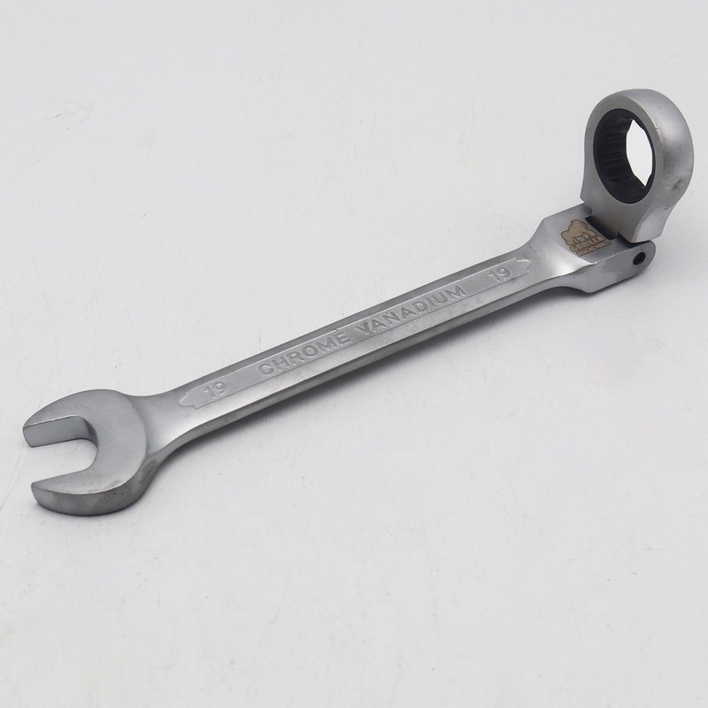 آچار یکسر تخت و یکسر رینگی جغجغه ای مدل گوریلا کد YP-TASHO-019MM سایز 19 میلیمتر