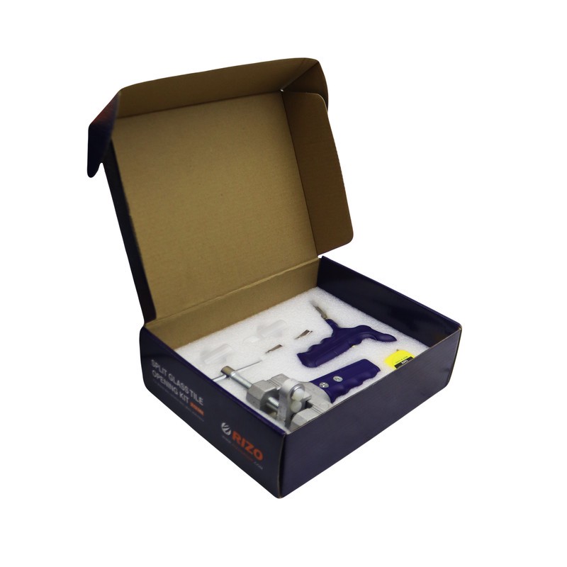 انبر بشکن کاشی و سرامیک ریزو مدل سه کاره کد YP-HTC 2-12MM مجموعه 2 عددی