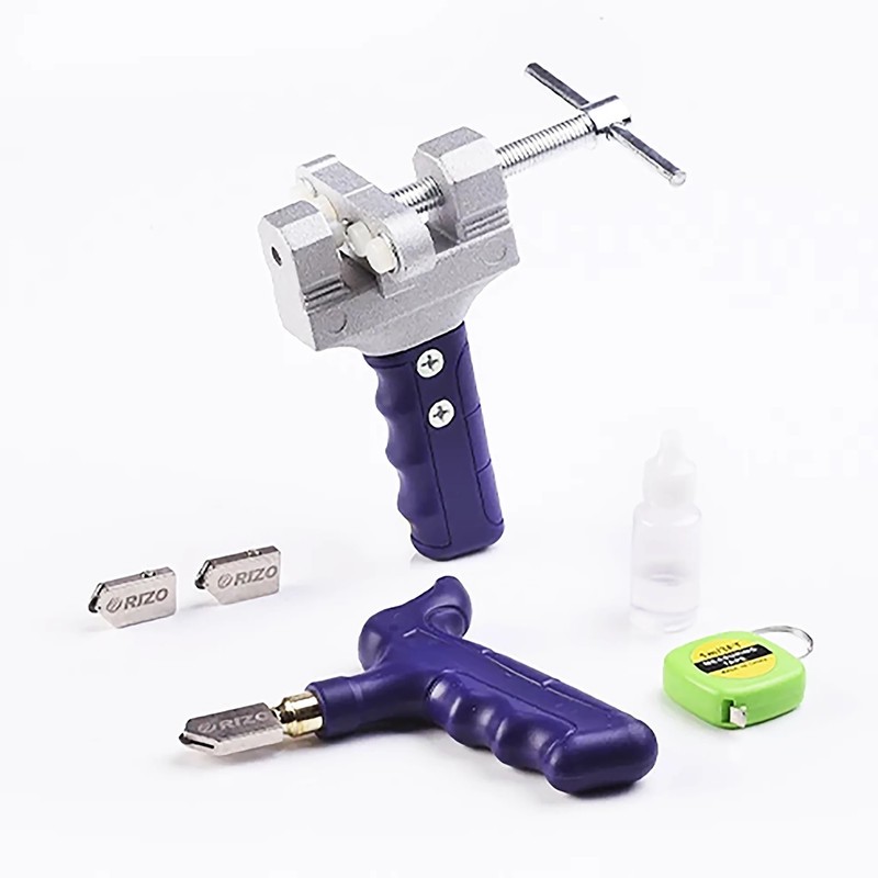 انبر بشکن کاشی و سرامیک ریزو مدل سه کاره کد YP-HTC 2-12MM مجموعه 2 عددی