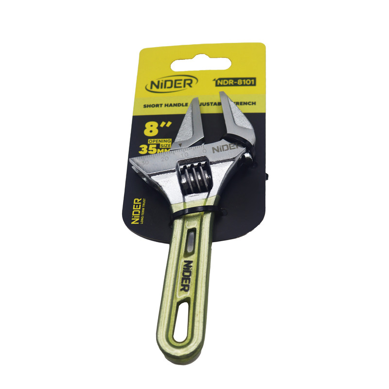 آچار فرانسه نیدر مدل YP-NDR-8101-35MM14CM سایز 8 اینچ