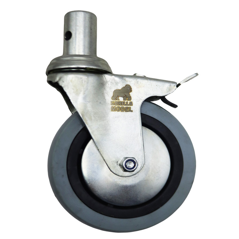 چرخ گردان مدل ترمز دار گوریلا کد YPT-GARDAN-PIMDAR-125MM