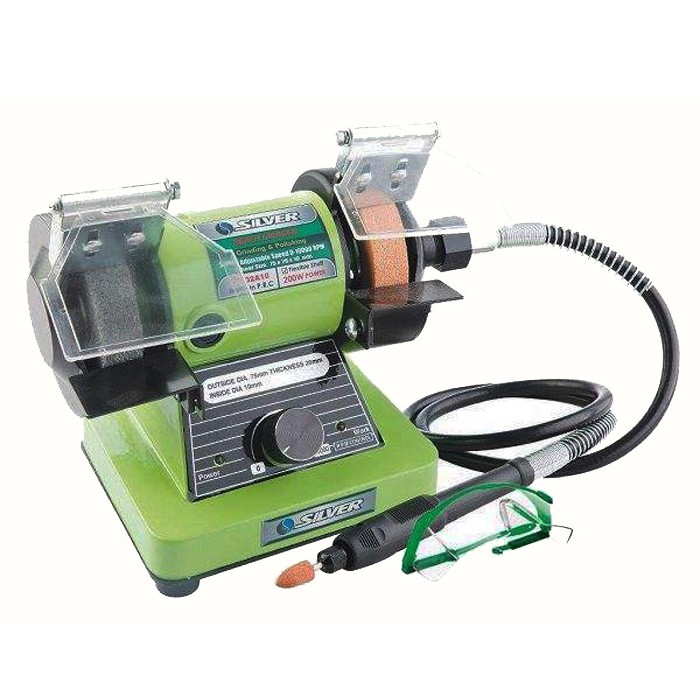 سنگ رومیزی سیلور مدل GTBN200W به همراه شلنگ خرطومی و سنگ یدکی