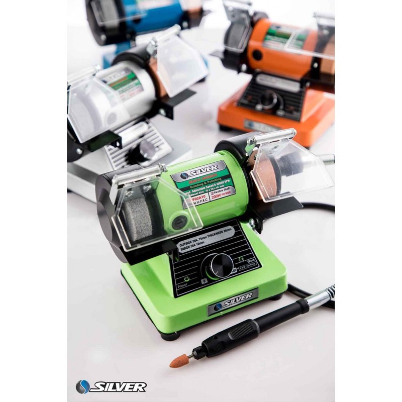 سنگ رومیزی سیلور مدل GTBN200W به همراه شلنگ خرطومی و سنگ یدکی
